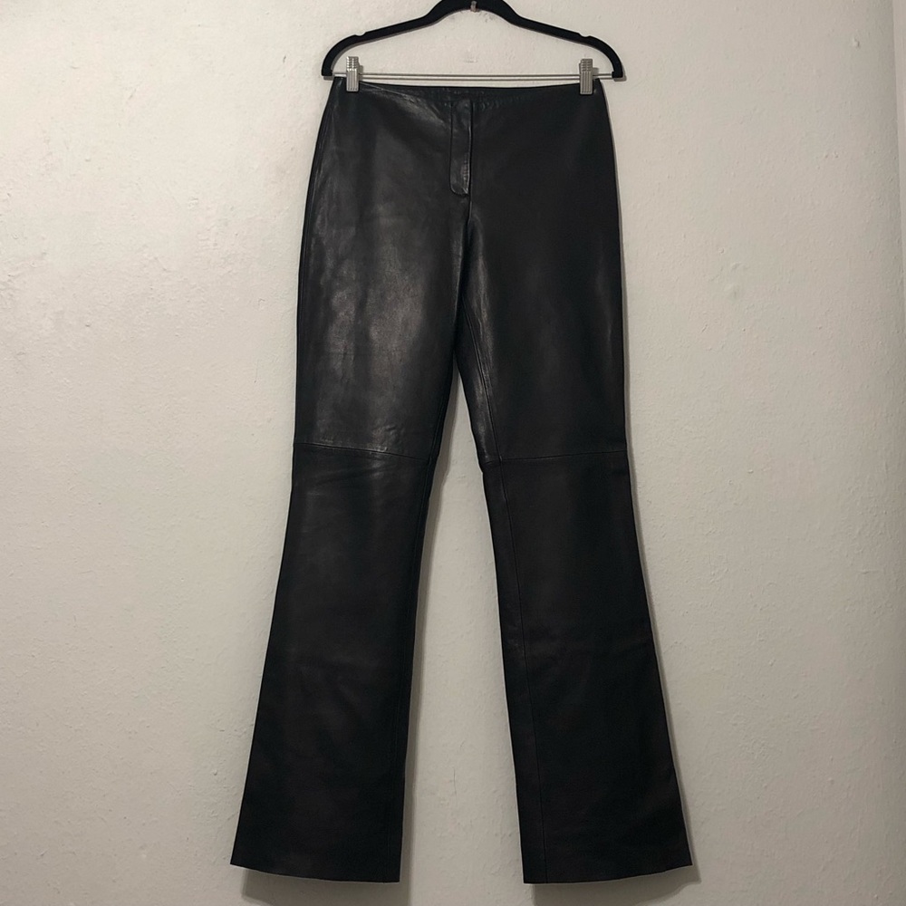 Vakko leather pants